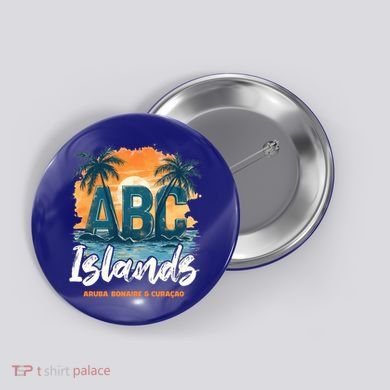 Abc Islands Aruba Bonaire Curacao Cruise Vacay Caribbean Gift Button