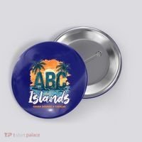 Abc Islands Aruba Bonaire Curacao Cruise Vacay Caribbean Gift Button thumb 0