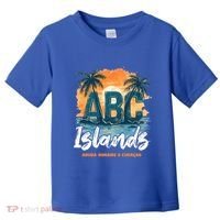 Abc Islands Aruba Bonaire Curacao Cruise Vacay Caribbean Gift Toddler T-Shirt thumb 0