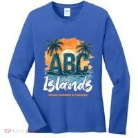Abc Islands Aruba Bonaire Curacao Cruise Vacay Caribbean Gift Women's Long Sleeve Shirt thumb 0