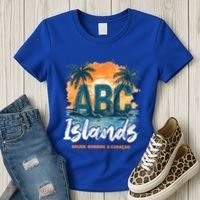 Abc Islands Aruba Bonaire Curacao Cruise Vacay Caribbean Gift Women's T-Shirt thumb 3