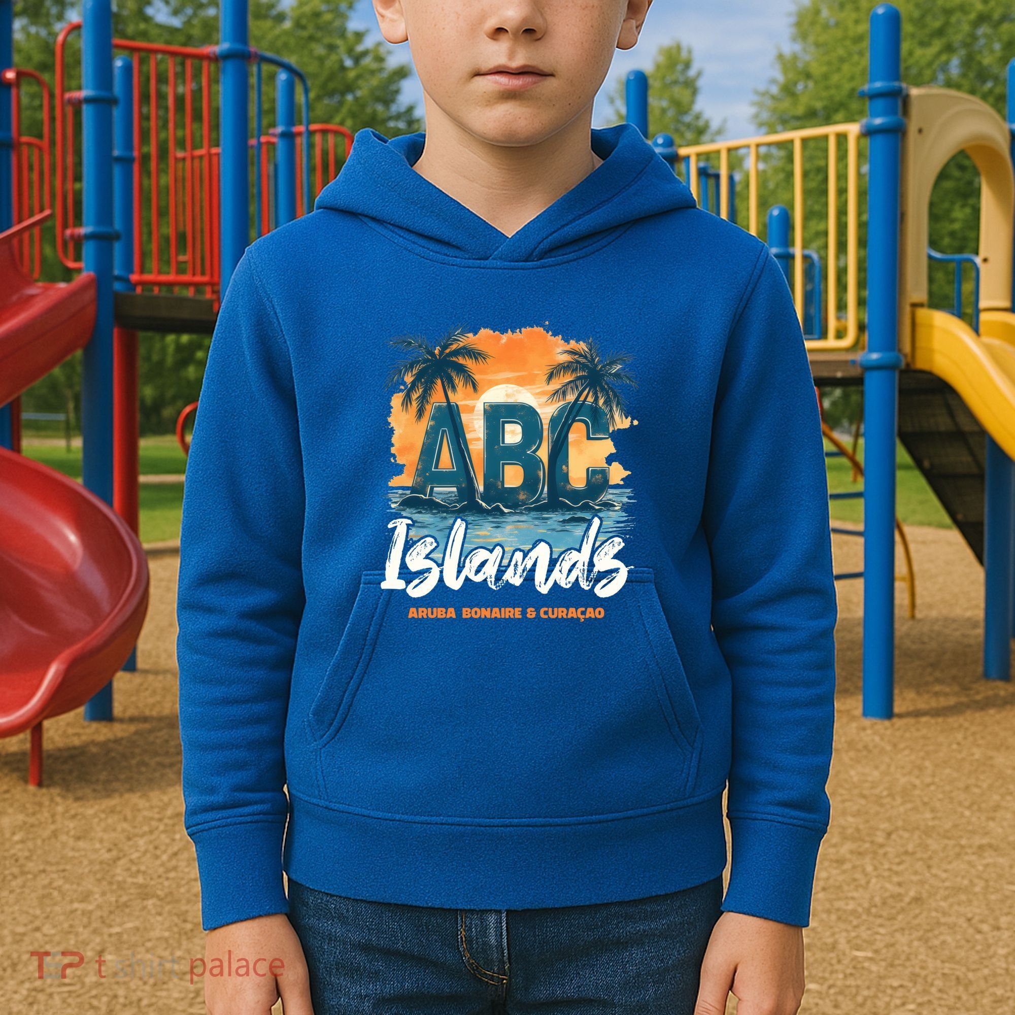 Abc Islands Aruba Bonaire Curacao Cruise Vacay Caribbean Gift Kids Hoodie