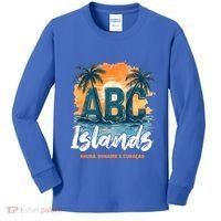 Abc Islands Aruba Bonaire Curacao Cruise Vacay Caribbean Gift Kids Long Sleeve Shirt thumb 0