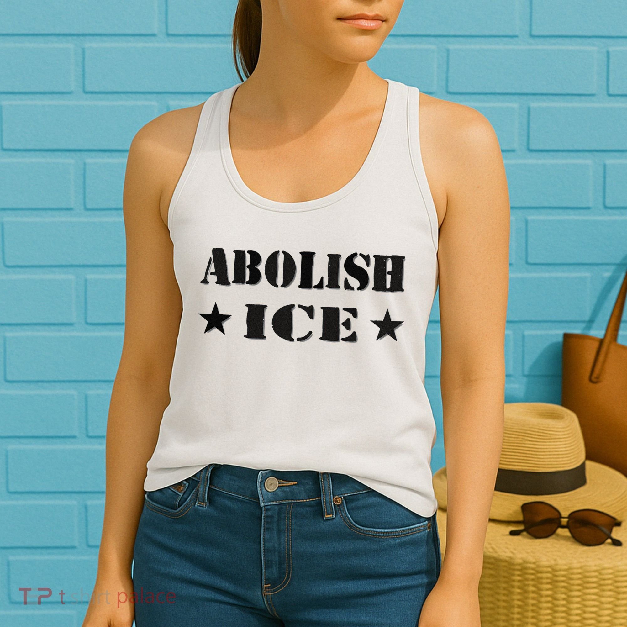 Abolish Ice Anti I.C.E  Women's Tank Top