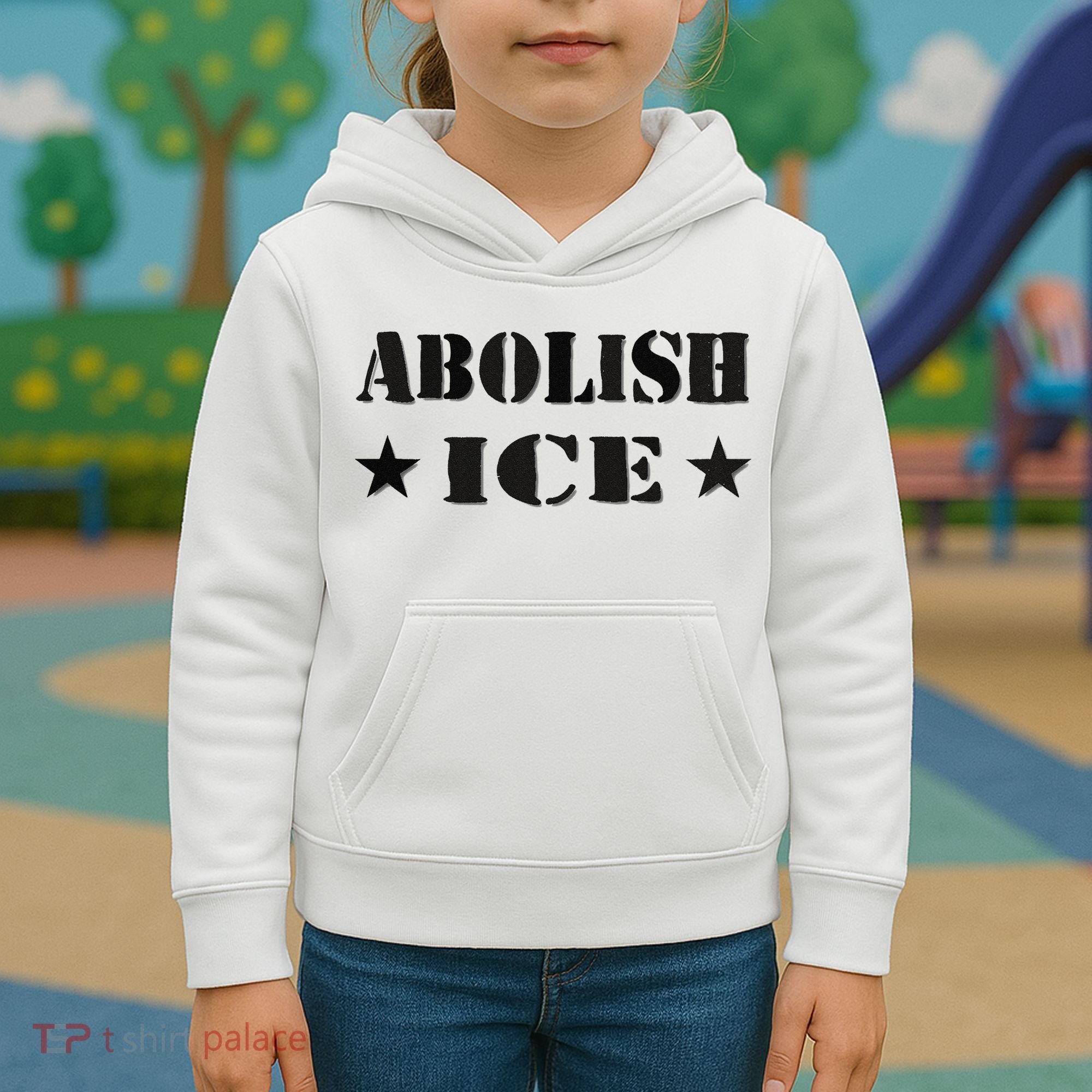 Abolish Ice Anti I.C.E  Kids Hoodie