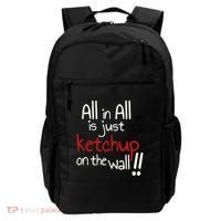 All In All Is Just On The Wall Quote Backpack thumb 0