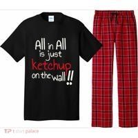 All In All Is Just On The Wall Quote Pajama Set thumb 0
