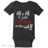 All In All Is Just On The Wall Quote Baby Bodysuit thumb 0