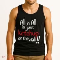 All In All Is Just On The Wall Quote Tank Top thumb 3