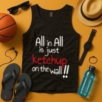 All In All Is Just On The Wall Quote Tank Top thumb 4