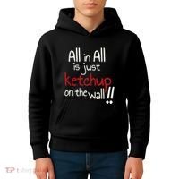 All In All Is Just On The Wall Quote Kids Hoodie thumb 4
