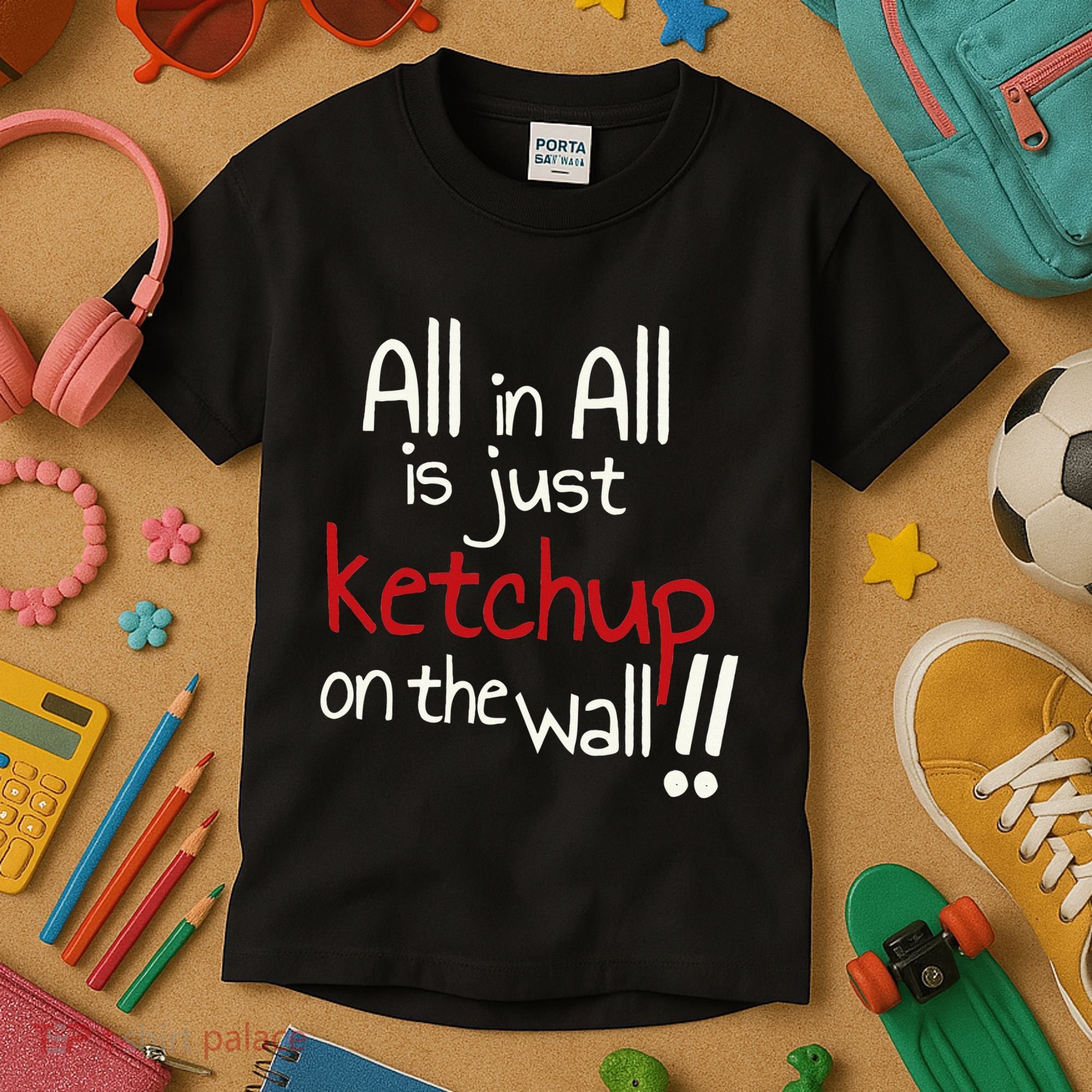 All In All Is Just On The Wall Quote Kids T-Shirt