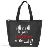 All In All Is Just On The Wall Quote Tote Bag thumb 0