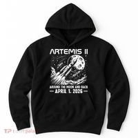Artemis II Around The Moon And Back 2026 Hoodie thumb 0