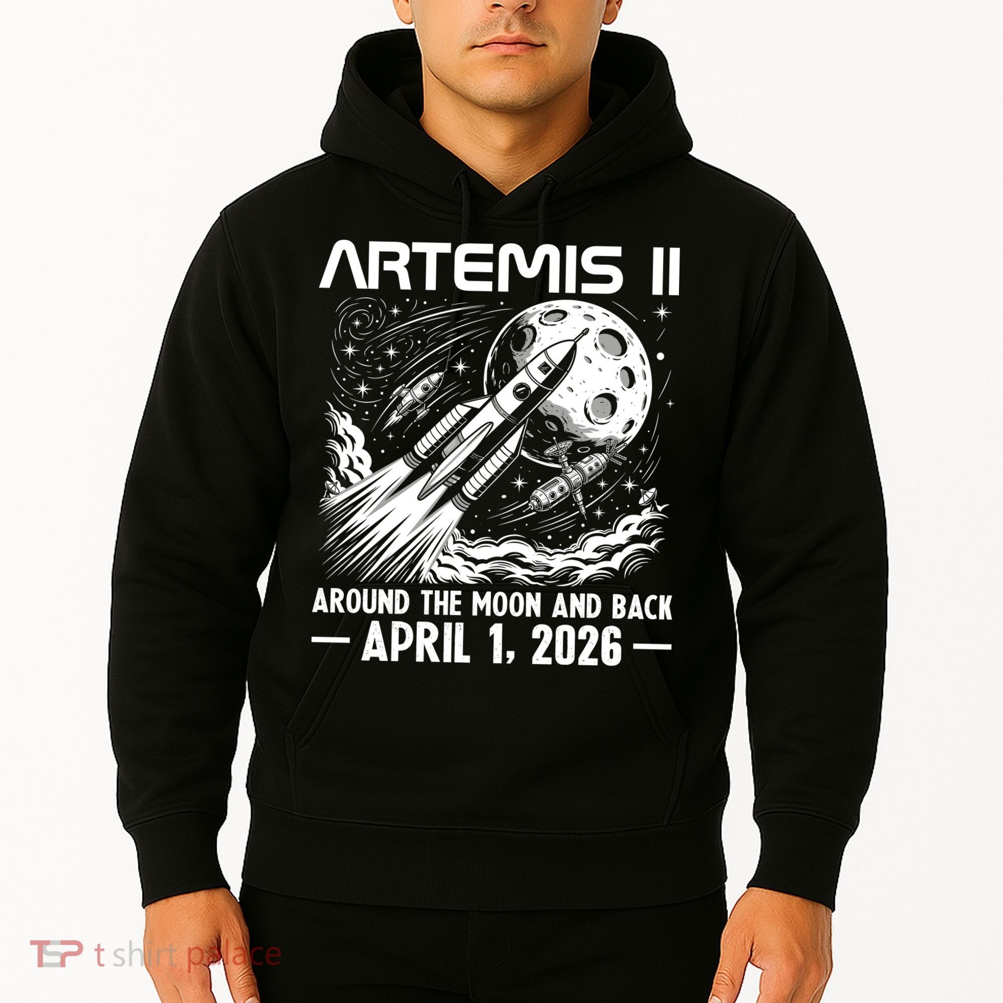Artemis II Around The Moon And Back 2026 Hoodie