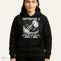 Artemis II Around The Moon And Back 2026 Hoodie thumb 5