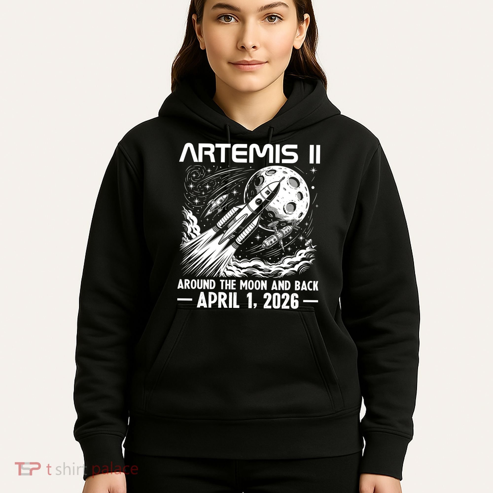 Artemis II Around The Moon And Back 2026 Hoodie
