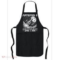 Artemis II Around The Moon And Back 2026 Apron thumb 0