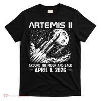 Artemis II Around The Moon And Back 2026 T-Shirt thumb 0