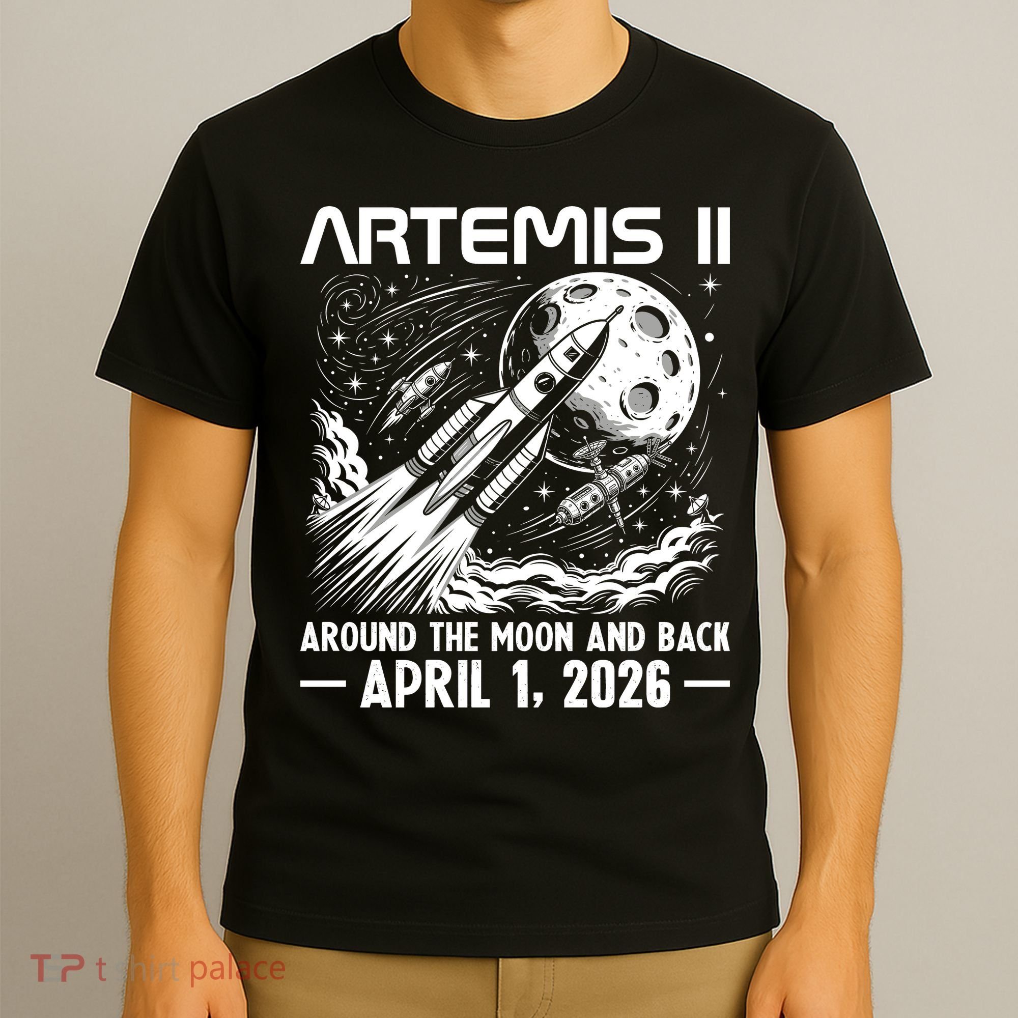 Artemis II Around The Moon And Back 2026 T-Shirt