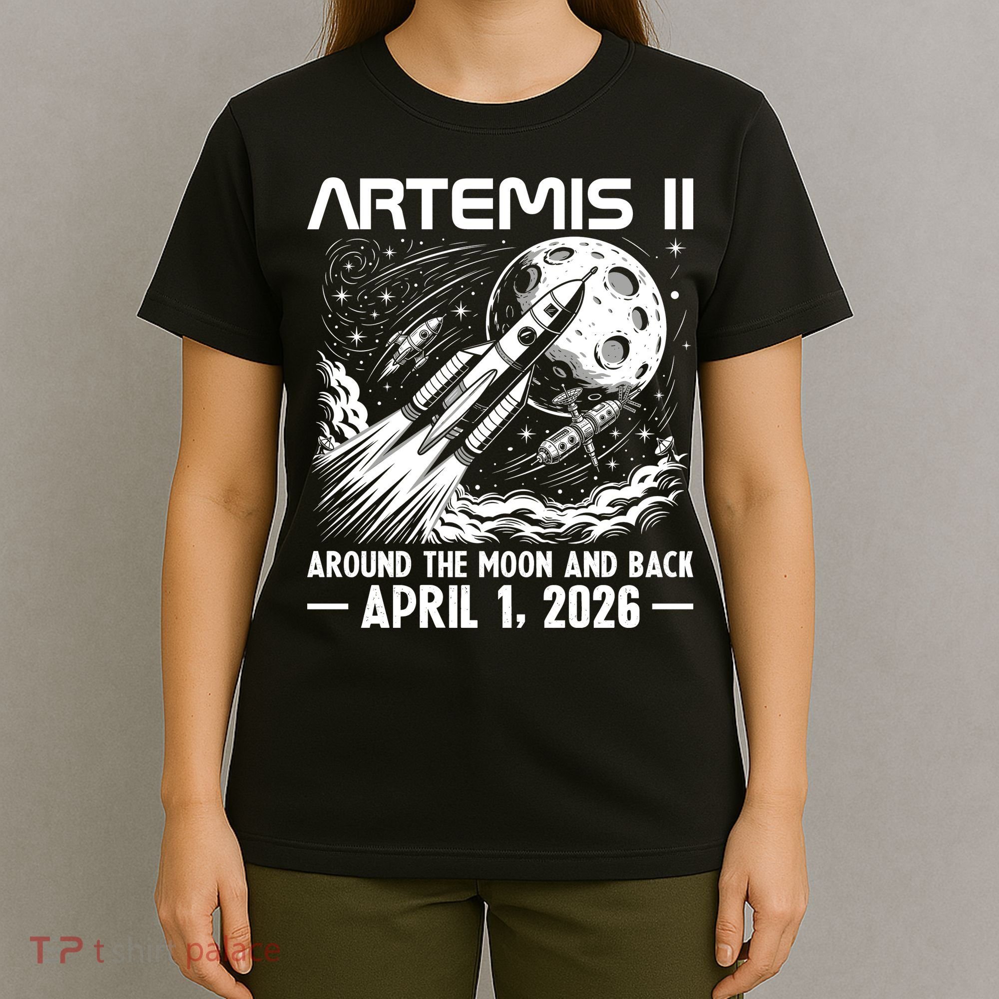 Artemis II Around The Moon And Back 2026 T-Shirt