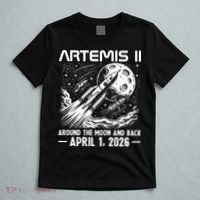 Artemis II Around The Moon And Back 2026 T-Shirt thumb 5