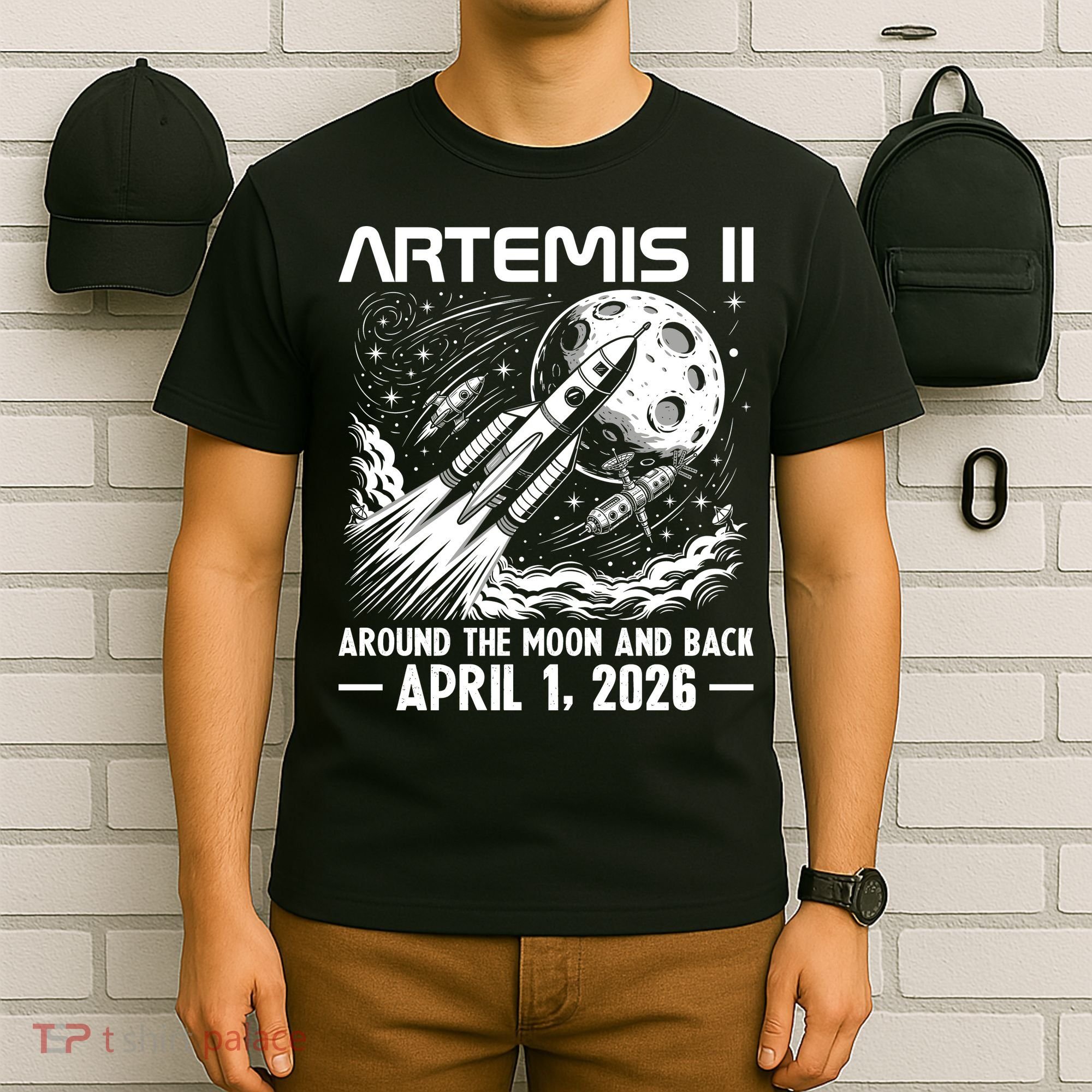 Artemis II Around The Moon And Back 2026 T-Shirt