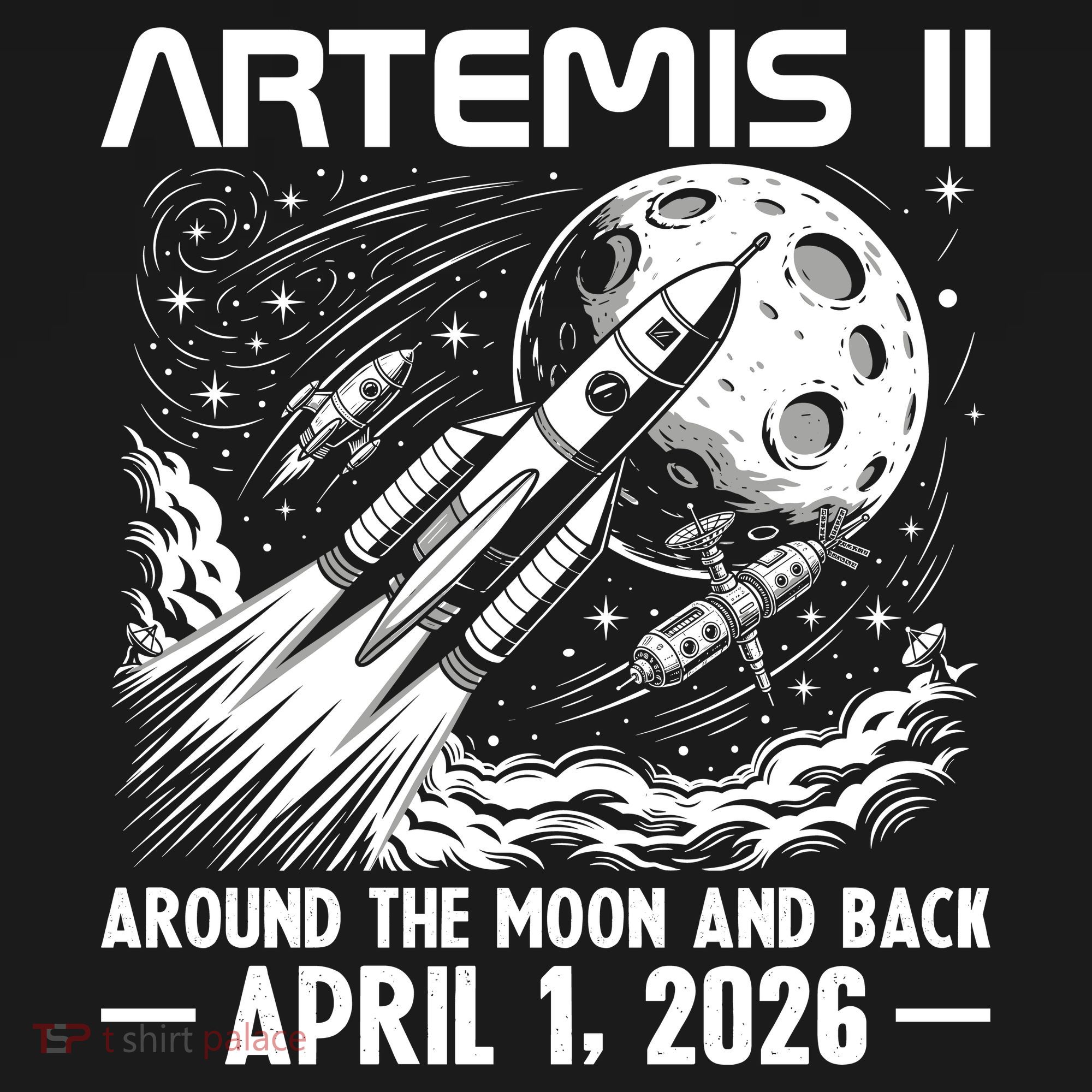Artemis II Around The Moon And Back 2026 Coaster