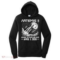 Artemis II Around The Moon And Back 2026 Women's Hoodie thumb 0
