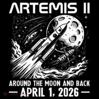 Artemis II Around The Moon And Back 2026 Mousepad thumb 1