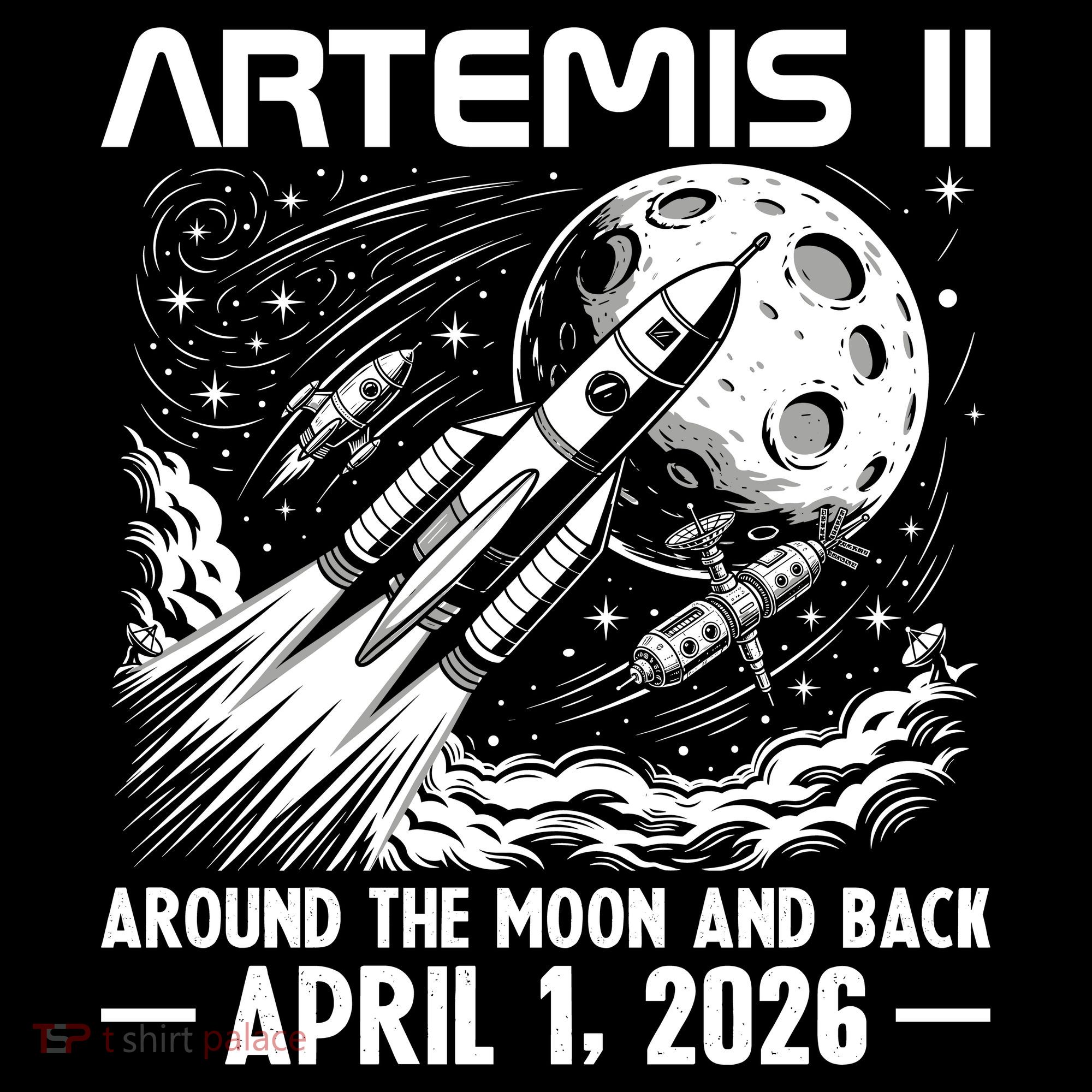 Artemis II Around The Moon And Back 2026 Mousepad