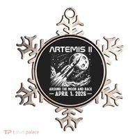 Artemis II Around The Moon And Back 2026 Ornament thumb 0