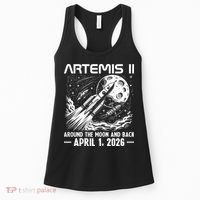 Artemis II Around The Moon And Back 2026 Women's Tank Top thumb 0