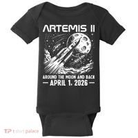 Artemis II Around The Moon And Back 2026 Baby Bodysuit thumb 0