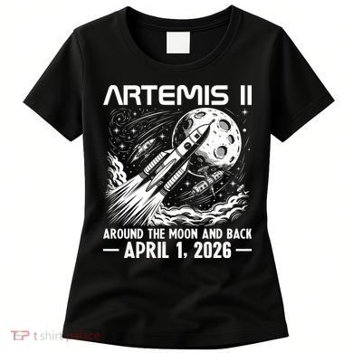 Artemis II Around The Moon And Back 2026 Women's T-Shirt