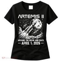 Artemis II Around The Moon And Back 2026 Women's T-Shirt thumb 0