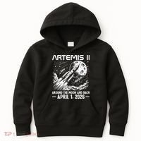 Artemis II Around The Moon And Back 2026 Kids Hoodie thumb 0