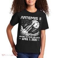 Artemis II Around The Moon And Back 2026 Kids T-Shirt thumb 2