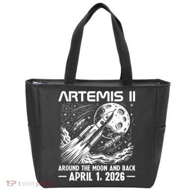 Artemis II Around The Moon And Back 2026 Tote Bag