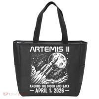 Artemis II Around The Moon And Back 2026 Tote Bag thumb 0