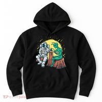 Alien Inking Astronaut Ink Funny Tattoo Artist Hoodie thumb 0