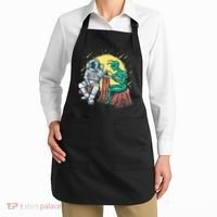 Alien Inking Astronaut Ink Funny Tattoo Artist Apron thumb 2