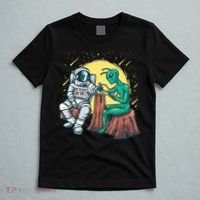 Alien Inking Astronaut Ink Funny Tattoo Artist T-Shirt thumb 5
