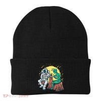 Alien Inking Astronaut Ink Funny Tattoo Artist Beanie thumb 0