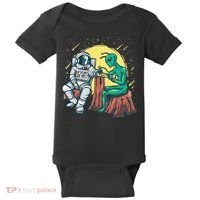 Alien Inking Astronaut Ink Funny Tattoo Artist Baby Bodysuit thumb 0