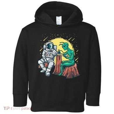 Alien Inking Astronaut Ink Funny Tattoo Artist Toddler Hoodie
