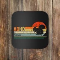 Adhd Is Awesome Cute Squirrel Coaster thumb 0