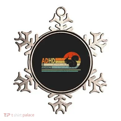 Adhd Is Awesome Cute Squirrel Ornament
