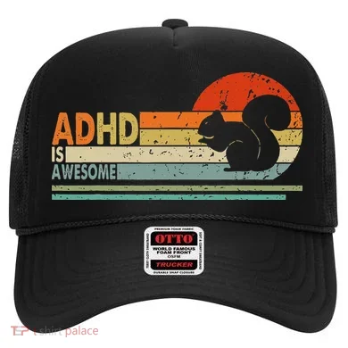 Adhd Is Awesome Cute Squirrel Hat