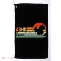 Adhd Is Awesome Cute Squirrel Golf Towel thumb 0
